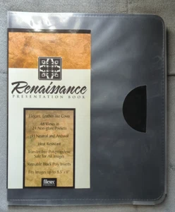 Filexec Renaissance Presentation Book Fits 14"x17" Views 24 Pockets New/Unused - Picture 1 of 3
