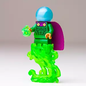 New LEGO Minifigure - Mysterio Light Gray Head - Marvel Spider Man 76174 (sh681) - Picture 1 of 9