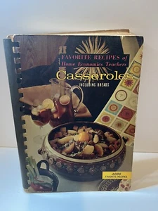 Casseroles Incl Breads Cookbook Vintage Favorite Recipes of Home Economics 1965 - Bild 1 von 9
