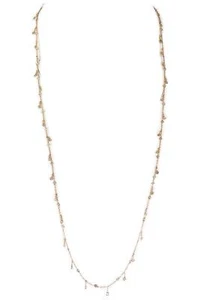 JACQUIE AICHE YELLOW GOLD AND PAVE DIAMOND BELLY CHAIN - Picture 1 of 6