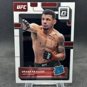 2023 Panini Optic UFC Base Rated Rookie Drakkar Klose #114 - Picture 1 of 2