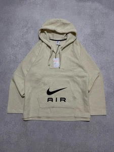 NWT Nike x Stussy NRG Pullover Hoodie Natural SS22 Fossil Unisex Size L Beige - Picture 1 of 15