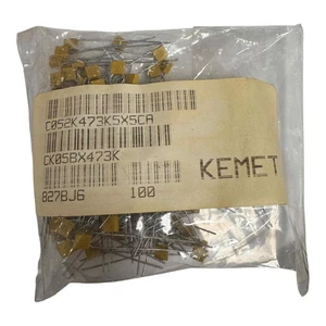 CK05BX473K Kemet Capacitor Radial Ceramic 0.047uF 47nF 50V 10% [Qtyx10] - Picture 1 of 1