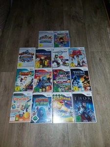 Konvolut 14x Nintendo Wii Spiele Sammlung  Mario Kart, Rayman Gebraucht Okay-Gut - Bild 1 von 14