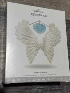 Hallmark Keepsake Angel Wings Hope Gives Us “WINGS TO FLY” 2017 HTF - Picture 1 of 5