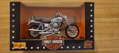 Harley Davidson '92 FXDB Daytona 50th Maisto 1:18 Diecast Motocicleta Bicicleta Semana Foto 1 de 4