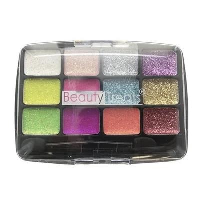 BEAUTY TREATS 12 Colors Glitter Palette - Confetti - Image 1 of 2