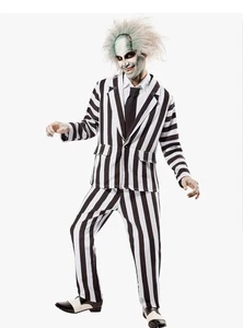 Beetlejuice Halloween Kostüm Rubies BRANDNEU Größe X-LARGE 40-42 - Bild 1 von 5