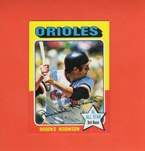 1975 Topps Mini #50 Brooks Robinson come nuovo Baltimore Orioles #34975 - Foto 1 di 2