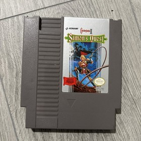 Castlevania 2 II: Simon's Quest (Nintendo NES, 1988) - Cartucho solo probado