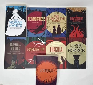 Arcturus The Great Horror & Fantasy Collection 8 Book set + Journal PB No Box - Picture 1 of 5