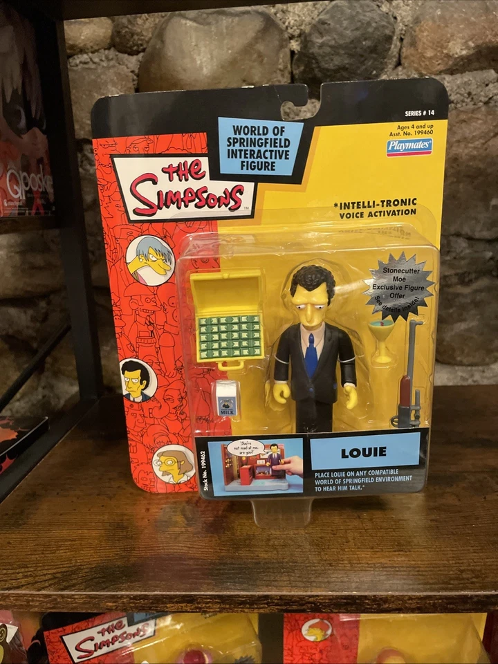 辛普森一家路易系列 14 互动人偶 2003 年 WOS 玩伴 IntelliTronic — 第 1/1 张图片