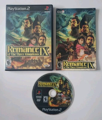 Romance of the Three Kingdoms IX PS2 PlayStation 2 w/registration Card Cib  - Imagem 1 de 4