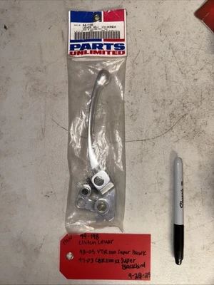 Palanca de embrague Parts Unlimited 44-198 nueva VTR1000 Super Hawk CRB1100xx Honda Foto 1 de 4
