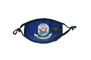 Máscara facial de la Marina de los Estados Unidos con bolsillo / bandera de la Marina de los Estados Unidos / bandera de la máscara facial de la Marina de los Estados Unidos - Imagen 1 de 4