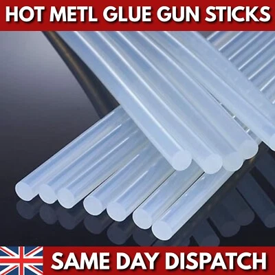 AWM ADHESIVES Hot Melt Glue Sticks for Electric Gun Craft Tool Adhesives Transparent 7mm 11mm