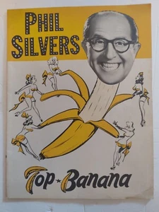 Phil Silvers in Top Banana Souvenir Program - Picture 1 of 3