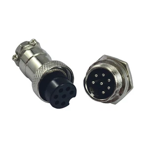7 pins Air Connector Aviation Plug Male 16-7P Fit TIG & Plasma cutting Torch 2PK - Picture 1 of 3