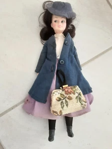 Lot of 2 1960s Mary Poppins Horseman Doll, Outfits, Dress, Carpet Bag - Picture 1 of 18