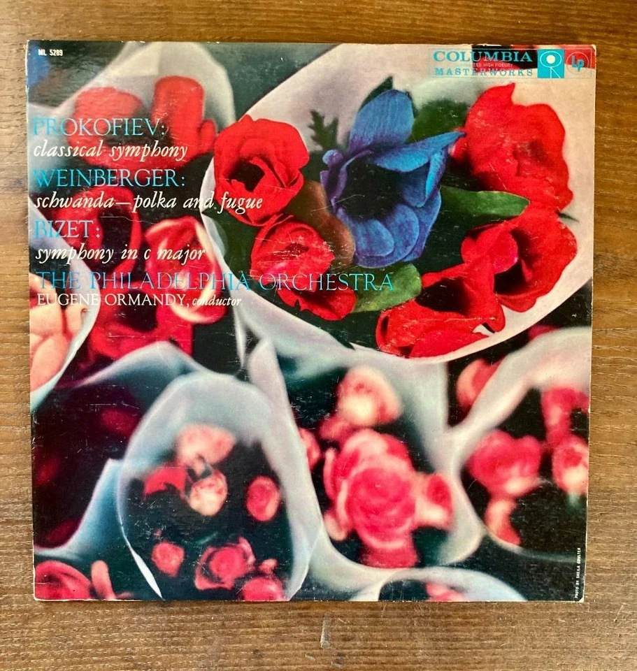 Prokofiev Weinberger Bizet Philadelphia Eugene Ormandy Columbia ML5289 6 eye Vg - Image 1 of 1