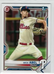Mick Abel 2021 Bowman Baseball #BP-42 Phillies - Picture 1 of 2