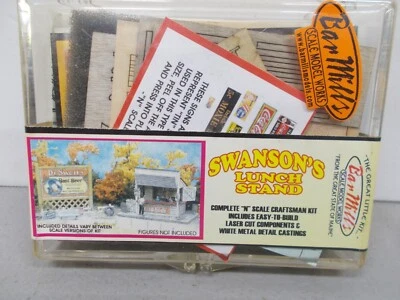 BAR MILLS-#0951-SWANSON'S LUNCH STAND-KIT~ N SCALE - Image 1 of 4