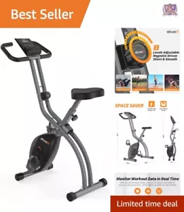 Space-Saving Indoor Cycling Bike with Adjustable Resistance & LCD Display - Picture 1 of 10