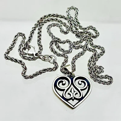Collar James Avery Retirado CORAZÓN FRANCÉS Esterlina Foto 1 de 4