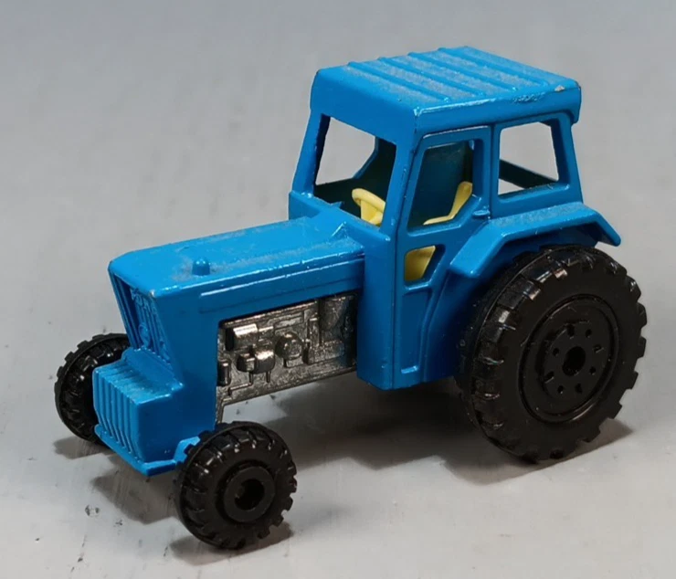 Vintage Matchbox Superfast No. 46 Ford Tractor Lesney Blue  - Image 1 of 4