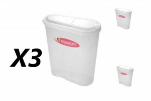 3 X Beaufort Food Container Cereal /Dry Food 5L ***7929 - Picture 1 of 1