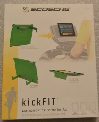Funda Scosche IPD3KFG kickFIT Montaje para iPad 2da, 3ª y 4ª Generación con Soporte-Verde Foto 1 de 4