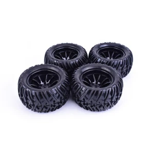4x 12mm Hex 10 Contour Offroad Felge Reifen Tire für RC 1/10 Monster Truck Car - Bild 1 von 7