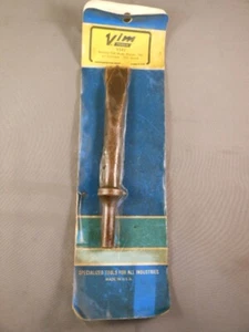 Vtg NOS VIM Tools USA V141 Double Cut Body Ripper Air Hammer Bit .401 Shank Rare - Picture 1 of 7