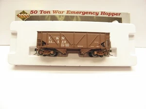 PROTO 2000- 50 TON EMERGENCY HOPPER - L&N #31775 FACTORY CAR~HO SCALE USED LOT C - Picture 1 of 7