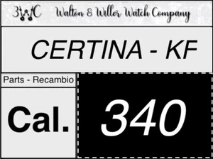 1 Pc CERTINA KF 340 Original parts GENUINE recambio New NOS KF340 vintage3WC - Picture 1 of 1