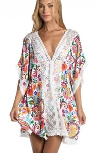Sunshine 79 womens Short Sleeve Tunic Cover Up Dress Swimwear Cover Up Size L/XL - Picture 1 of 12