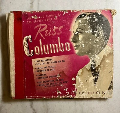 Golden Voice of Russ Columbo 1941 Victor/RCA - 4 x 10" Vinyl Records P95/X271 - Image 1 of 4