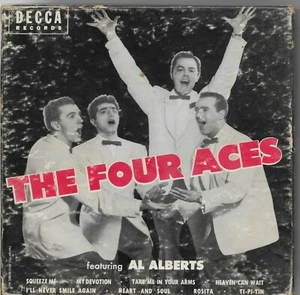 Four Aces Feat. Al Alberts [Box Set] * by Four Aces (4 7", 1952) Plays VG- - Picture 1 of 9