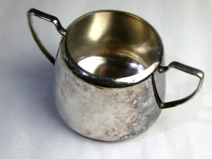 Vintage Silver Soldered EPNS A.1. (34594) Large Two-Handled Sugar Bowl - Picture 1 of 10