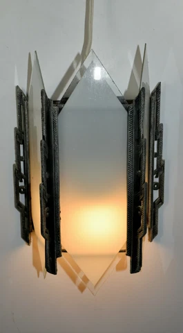 Vintage  Art Deco Wall Sconce Lamp Modernism Machine Age 1930 Cover
