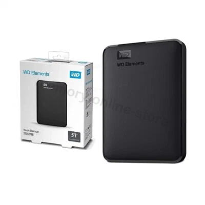 Western Digital Element Portable External Hard Drive WD 500GB 1TB HDD USB 3.0 - Image 1 of 4