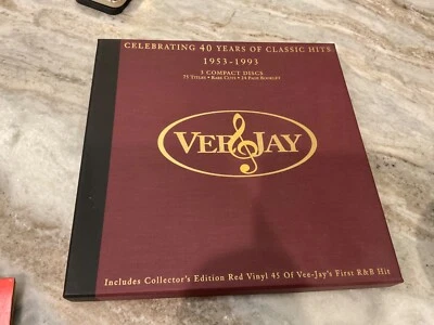 Vee &Jay - Celebrating 40 Years Of Classic Hits 1953-1993 - 3 CD/  BOX SET 1993 - Image 1 of 4