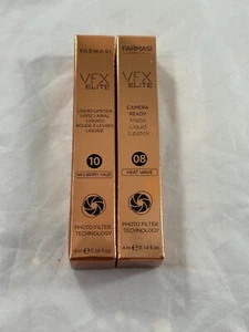 Farmasi VFX Elite Camera Ready Liquid Lipstick 08 Heat Wave & 10 Mulberry Haze - Bild 1 von 4