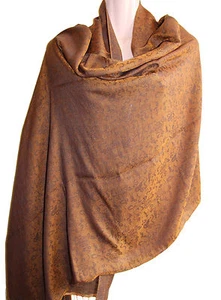 Silk blend printed Water pashmina Shawl Made in Nepal - Picture 1 of 2