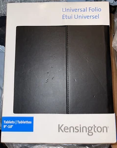 Kensington Universal Folio Case For 9" - 10" Tablet Black Brand New Sealed - Picture 1 of 2
