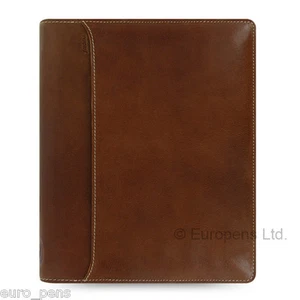 Filofax A5 taille Lockwood Cuir zippé Organiseur - Cognac Marron (021693) - Photo 1/3