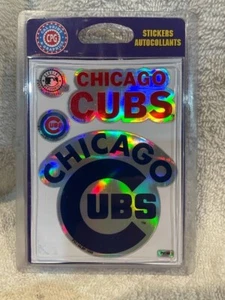 VINTAGE 1999 Chicago Cubs Autocollants Sticker Pack, MINT IN PACKAGE!! - Picture 1 of 2