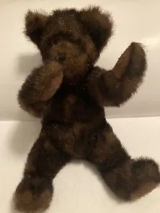 Peluche orso ragazzo marrone scuro circa 14" - Foto 1 di 3