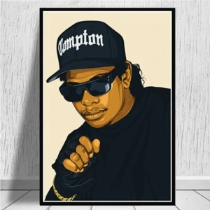 LEINWAND BILDER HIP HOP NWA EAZY E 50X70 CM - Bild 1 von 4