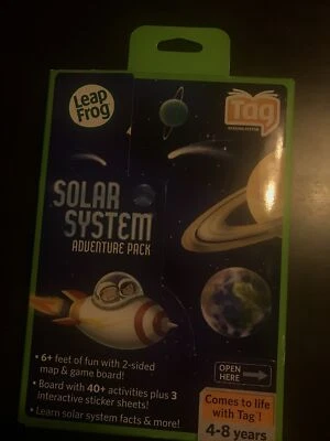 LeapFrog Tag Reading System Solar System Adventure Pack Planet EUC Science Outer - Image 1 of 3